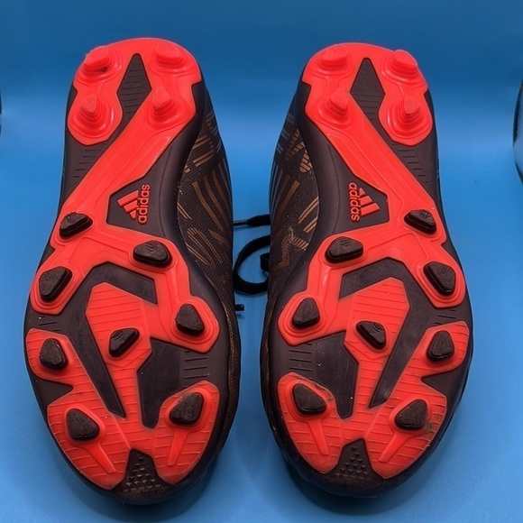 adidas Nemeziz Messi kids cleats, size 12, children, black gold orange​​​ - Picture 3 of 5